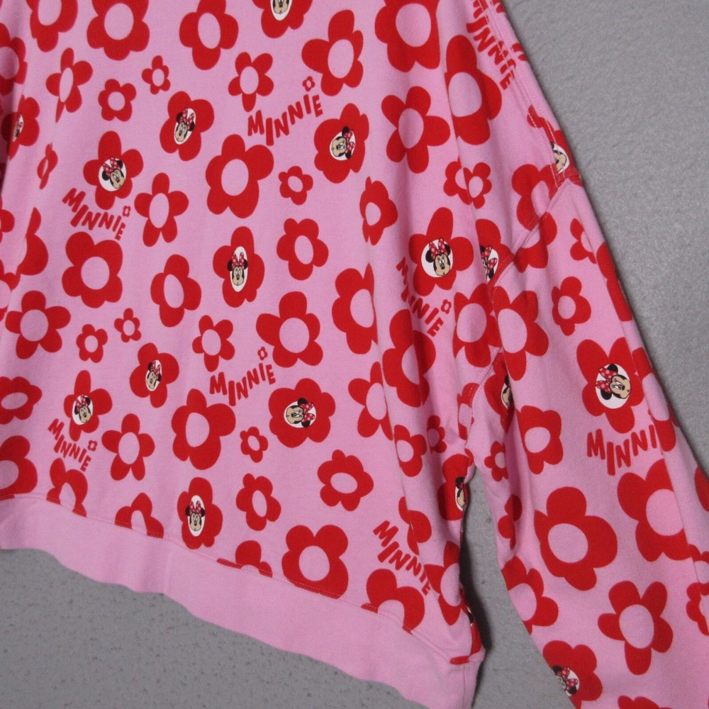 Disney Parks Minnie Mouse Collection Women Large Pink Red Flower Comfort Relaxed - Picture 10 of 11